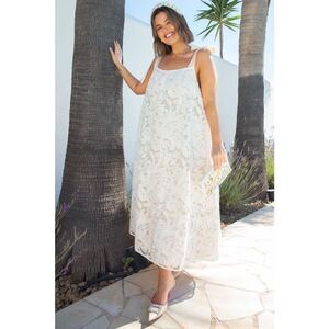 NWT Never Fully Dressed Ivory Isadora Lace Maxi Dress Size Medium